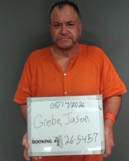 Booking photo of Jason Grebe