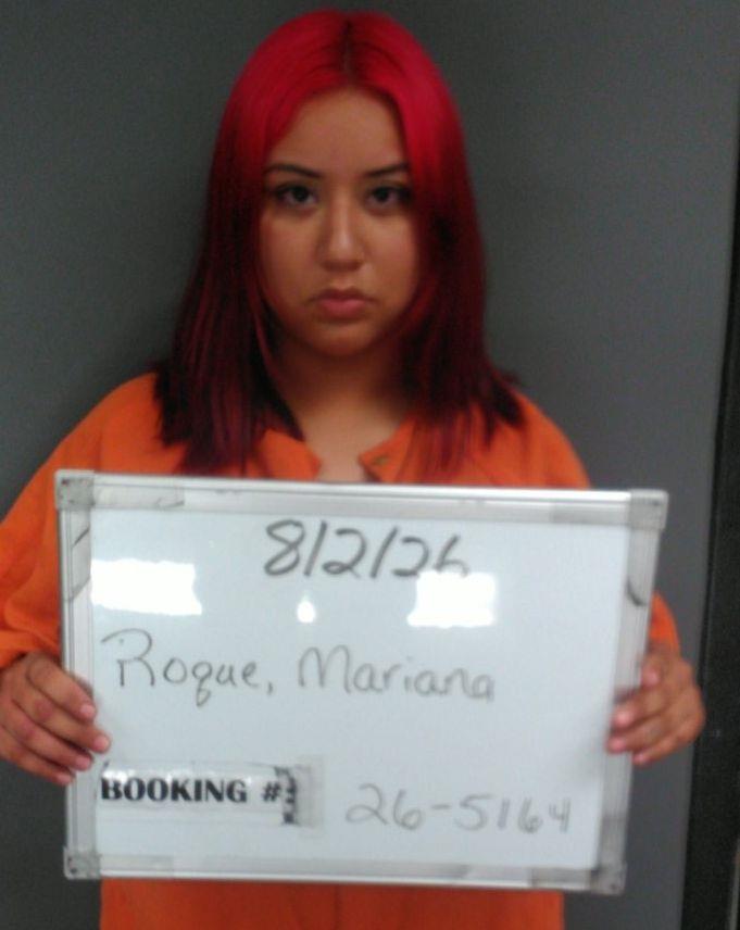 Booking photo of Mariana Roque