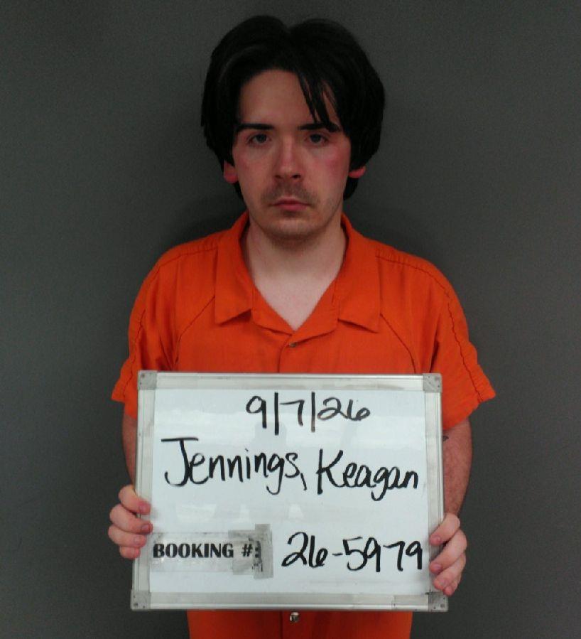 Booking photo of Keagan Jennings