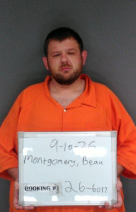 Booking photo of Beau Montgomery