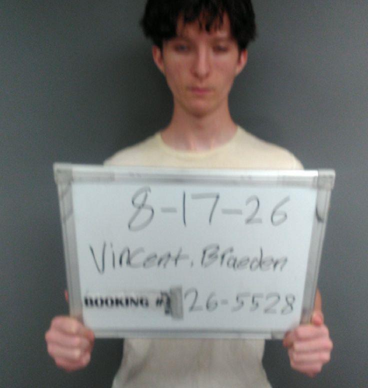 Booking photo of Braeden Vincent