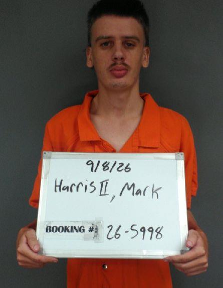 Booking photo of Mark Harris