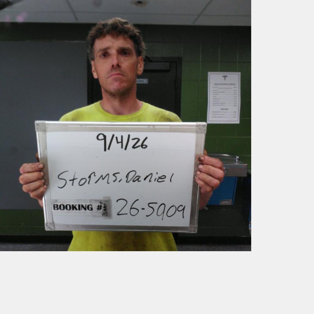 Booking photo of Daniel Storms