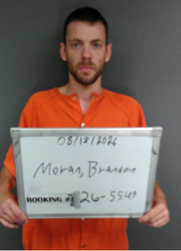Booking photo of Brandon Moran