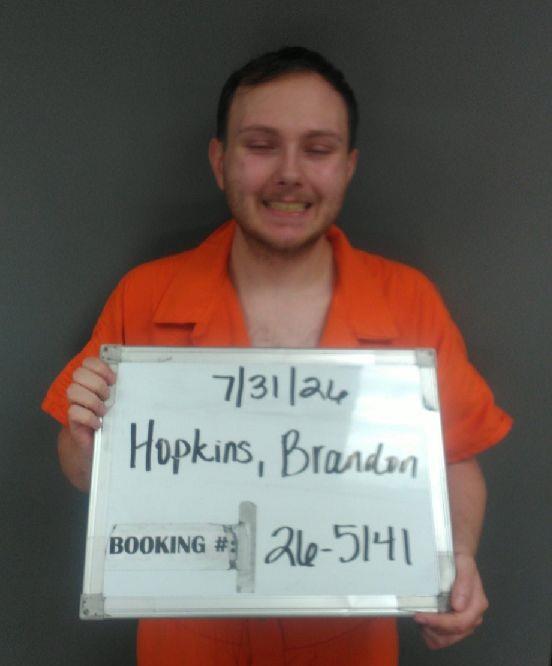 Brandon Hopkins booking photo