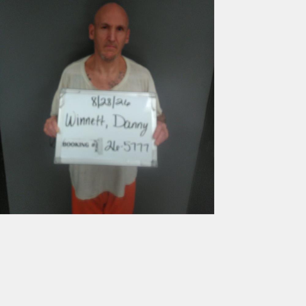 Booking photo of Danny Winnett