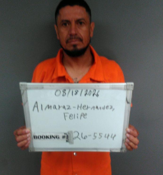 Booking photo of Felipe Almaraz-hernandez
