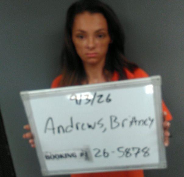 Booking photo of Brittney Andrews