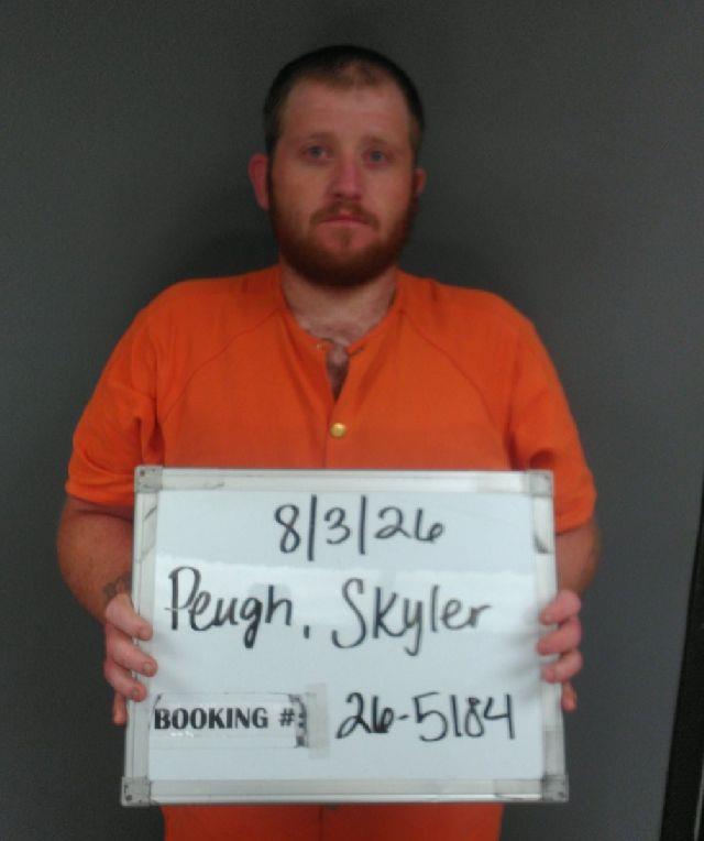 Booking photo of Skyler Peugh