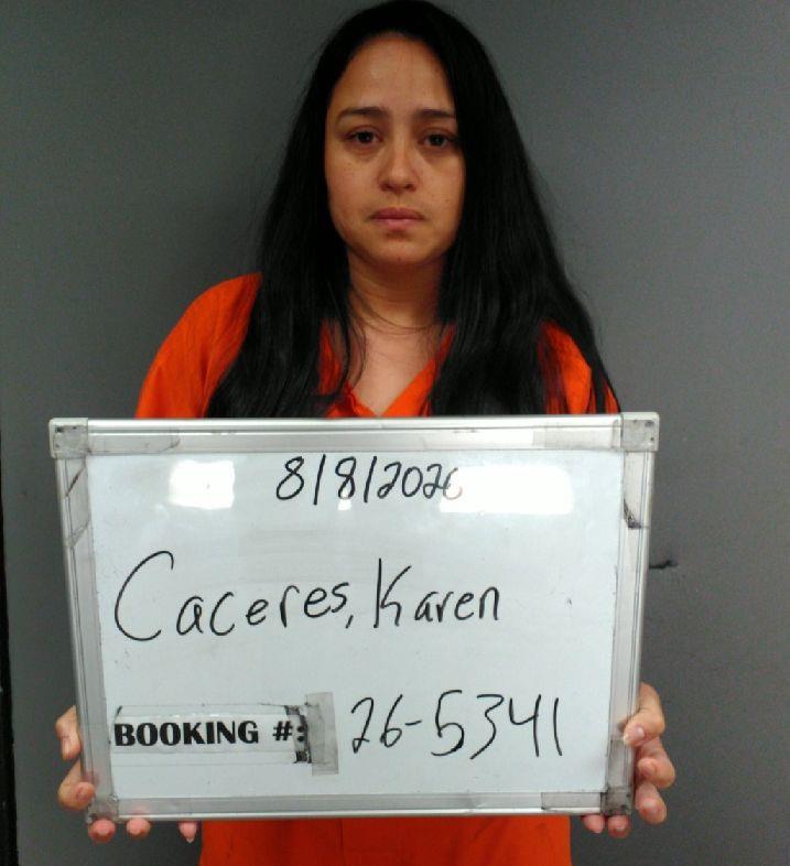 Booking photo of Karen Caceres