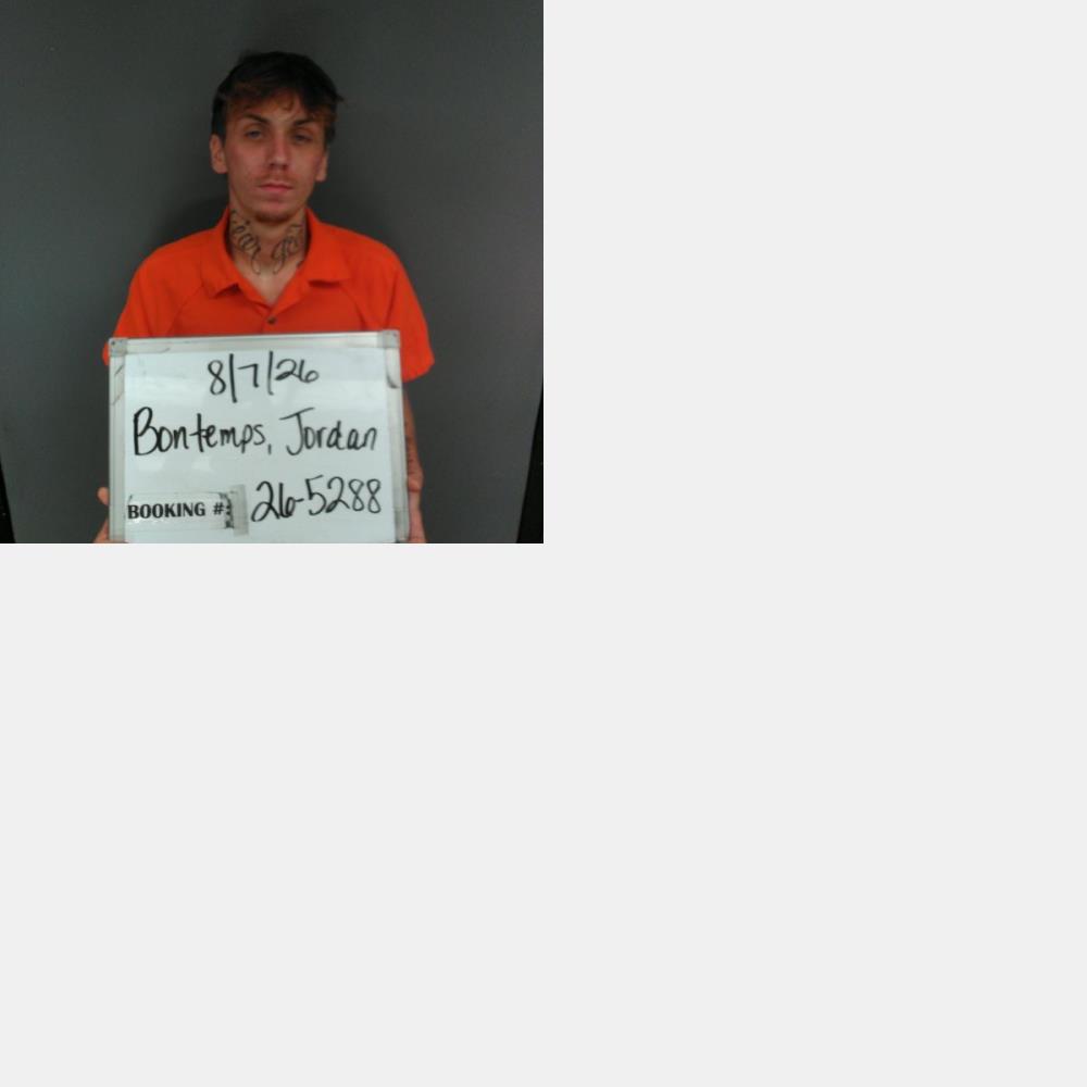 Booking photo of Jordan Bontemps