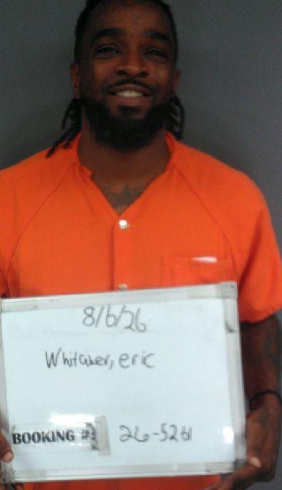 Booking photo of Eric Whitaker