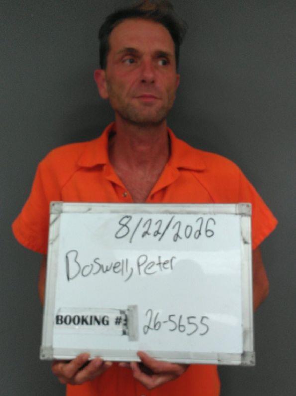 Booking photo of Peter Boswell