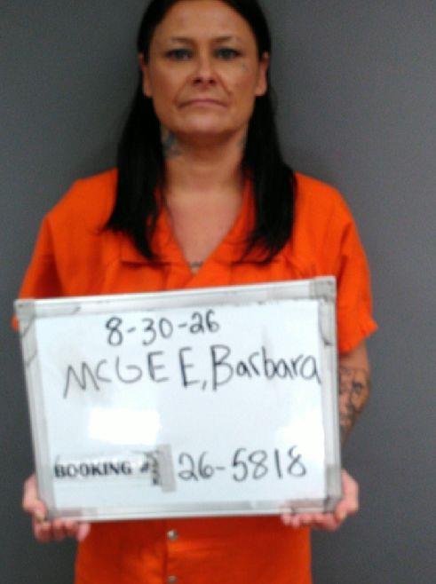 Booking photo of Barbara Mcgee