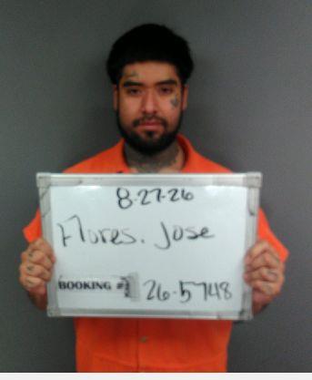 Booking photo of Jose Flores