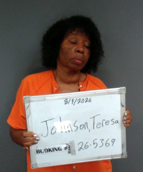 Booking photo of Teresa Johnson