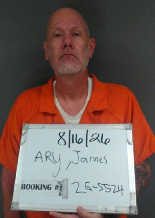 Booking photo of James Ary