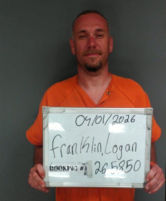 Booking photo of Logan Franklin