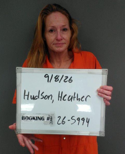 Booking photo of Heather Hudson