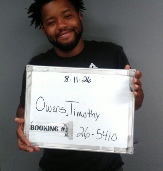 Booking photo of Timothy Owens