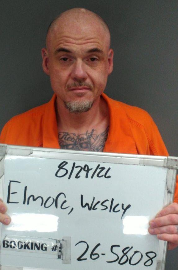 Booking photo of Wesley Elmore