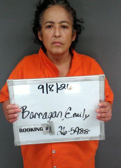 Booking photo of Emily Barragan