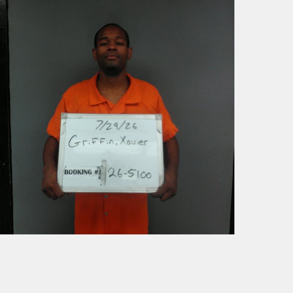 Booking photo of Xavier Griffin