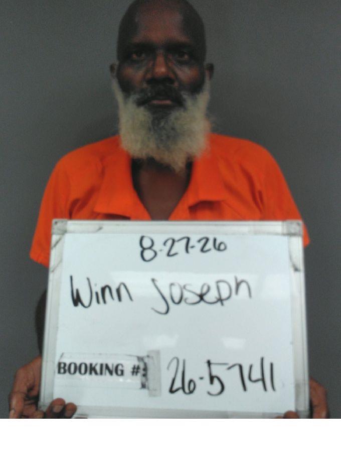 Booking photo of Joseph Winn