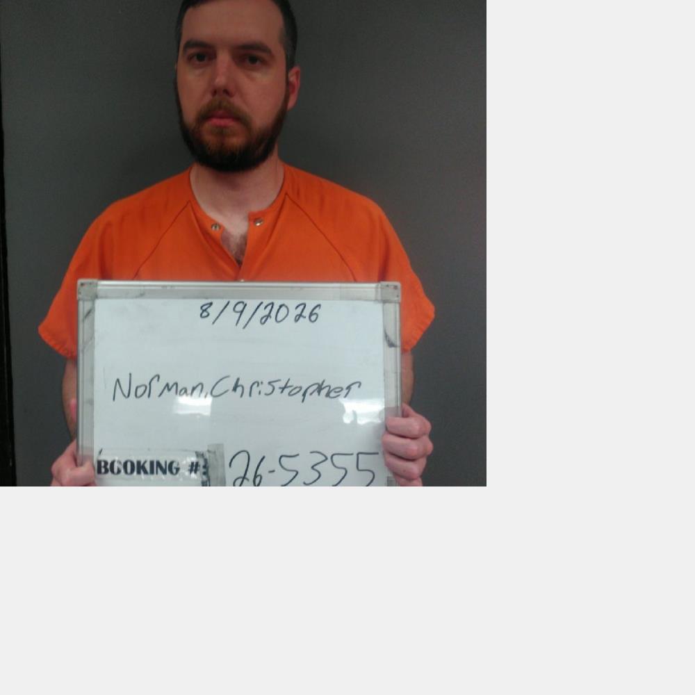 Booking photo of Christopher Norman