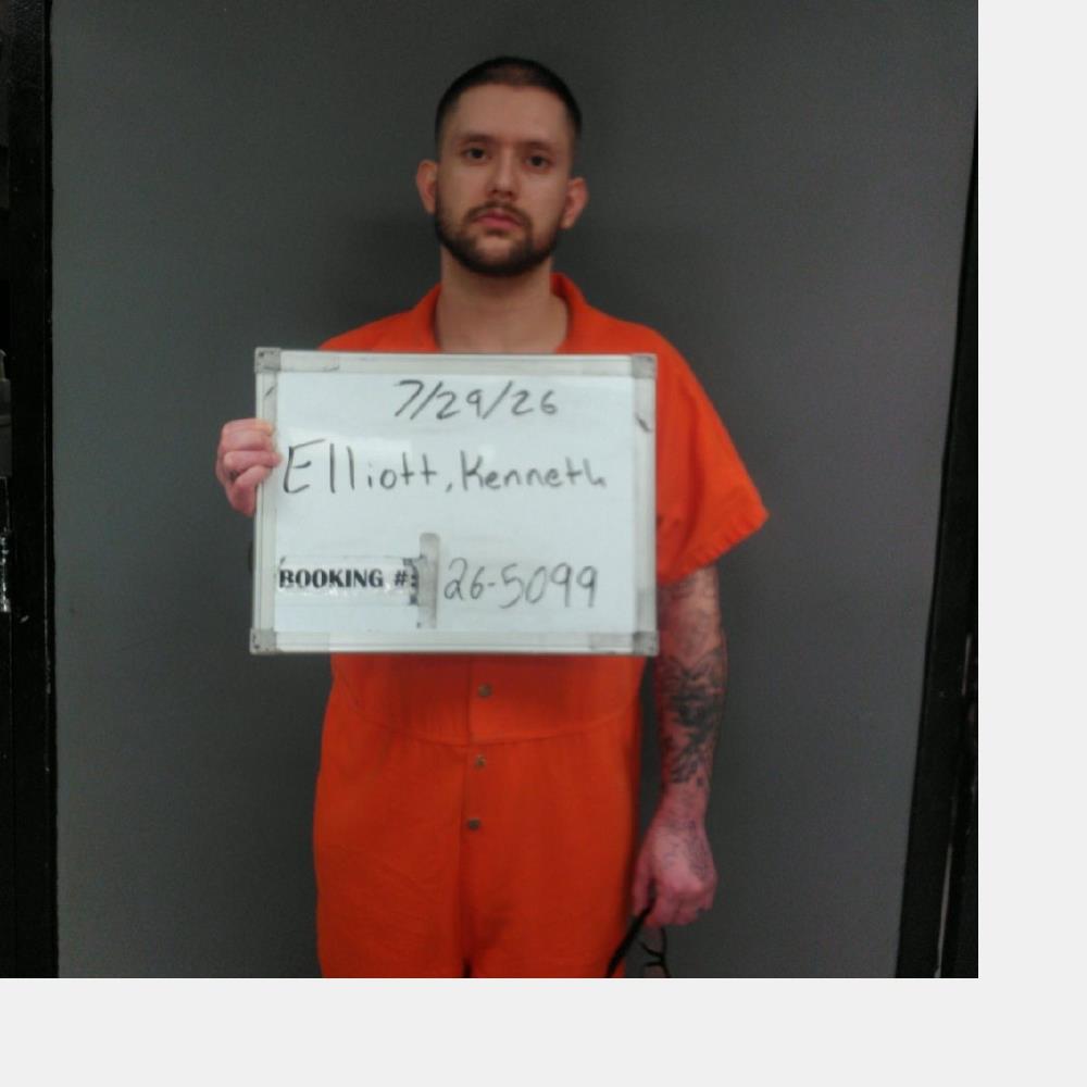 Booking photo of Kenneth Elliott