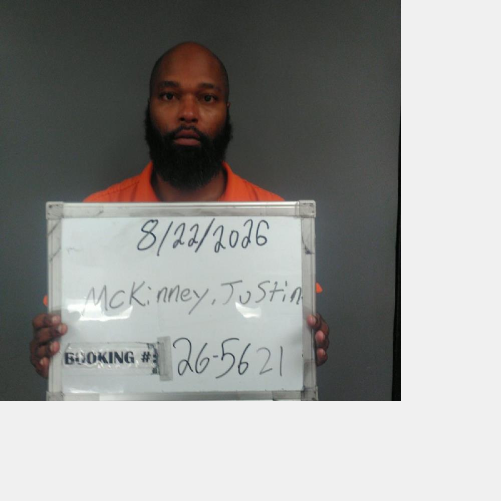 Booking photo of Justin Mckinney