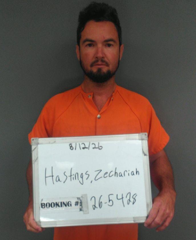 Booking photo of Zechariah Hastings
