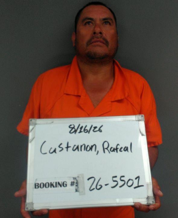 Booking photo of Rafael Castanon