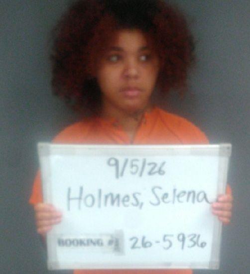 Booking photo of Selena Holmes