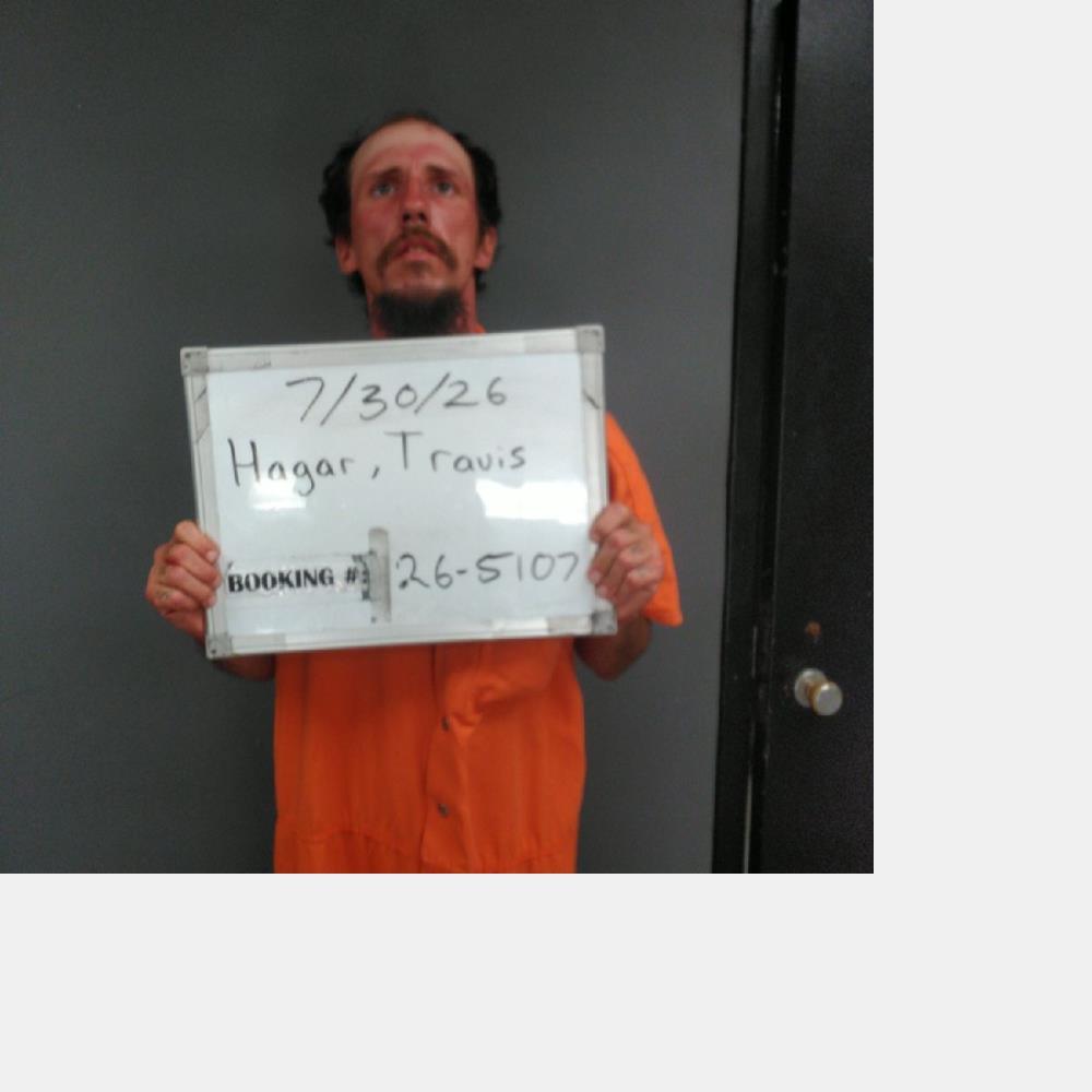 Travis Hagar booking photo