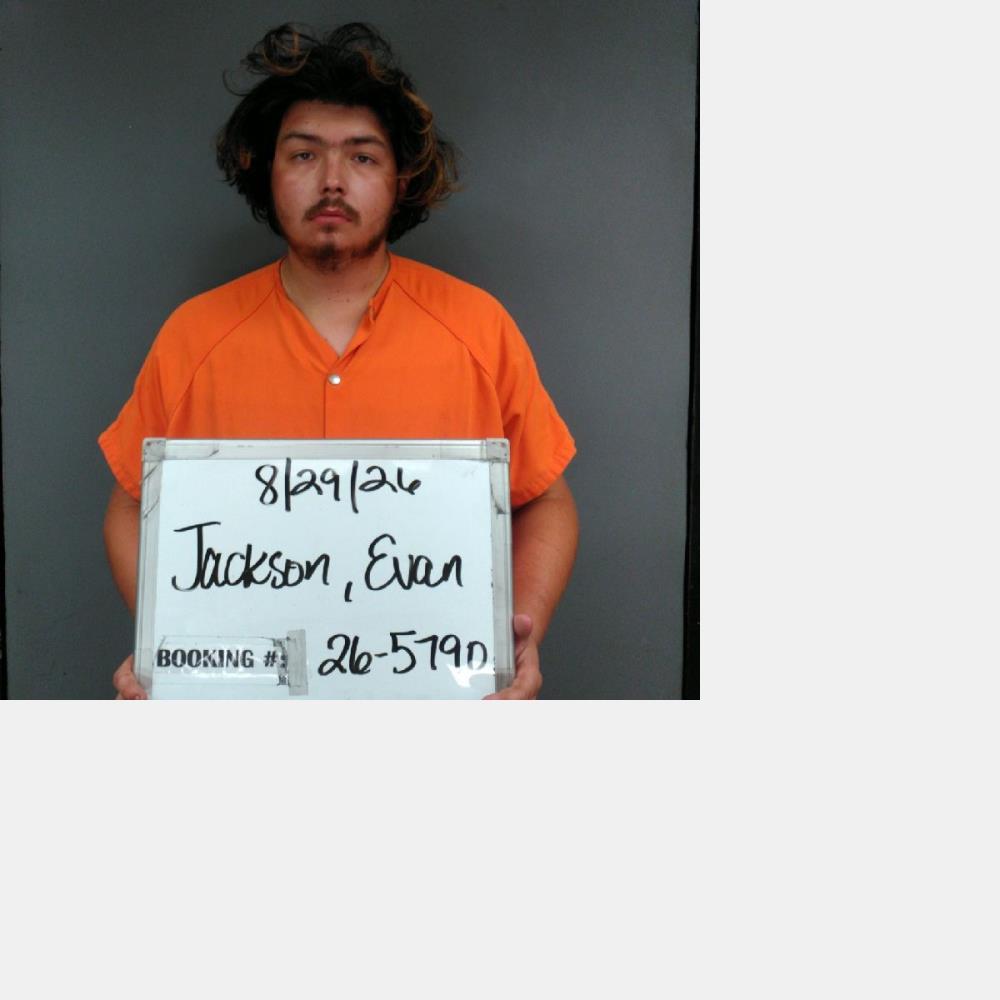 Booking photo of Evan Jackson