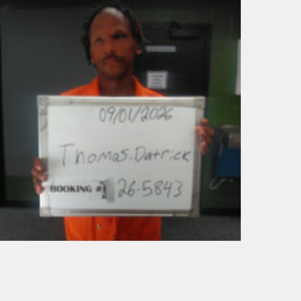 Booking photo of Datrick Thomas