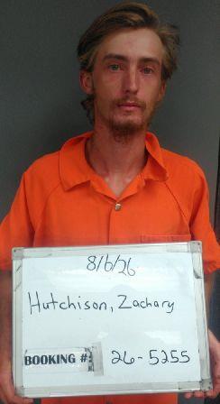 Booking photo of Zachary Hutchison
