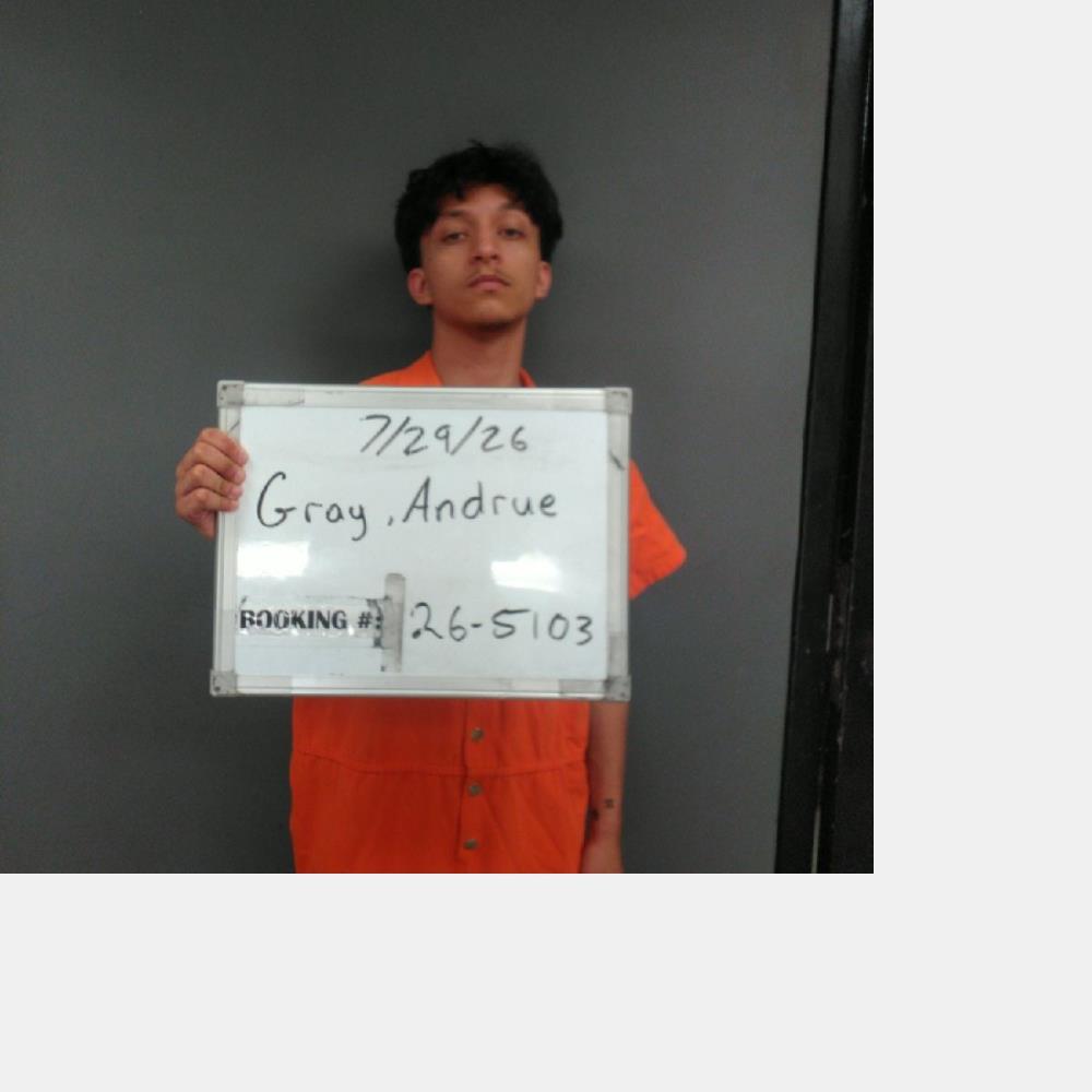Andrue Gray booking photo