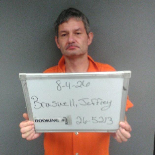 Booking photo of Jeffery Brasuell