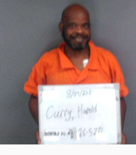 Booking photo of Harold Curry