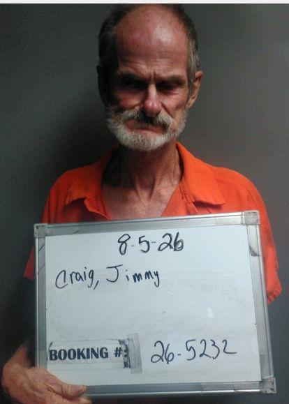 Booking photo of Jimmy Craig