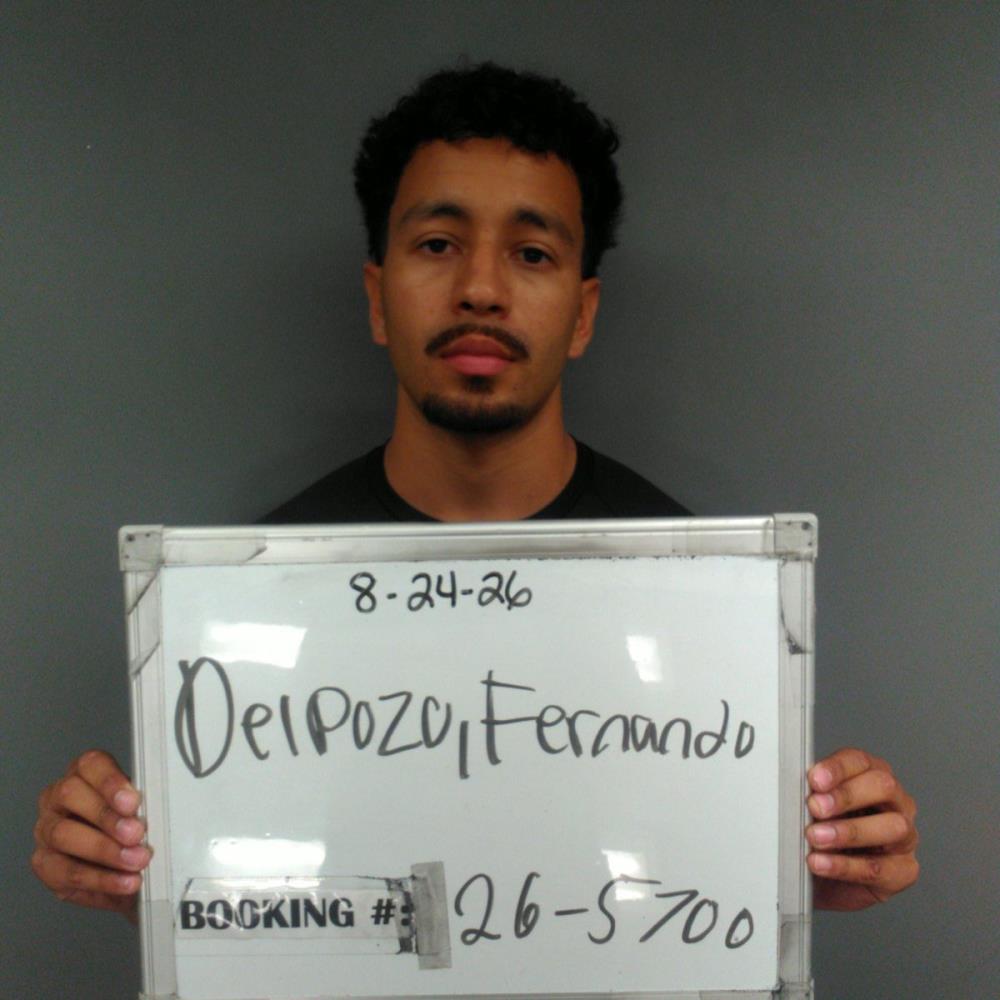 Booking photo of Fernando Delpozo