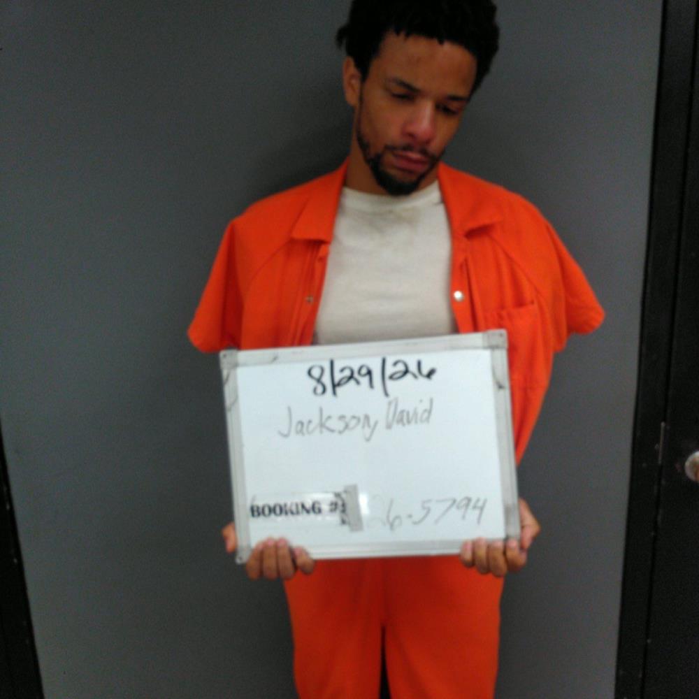 Booking photo of David Jackson