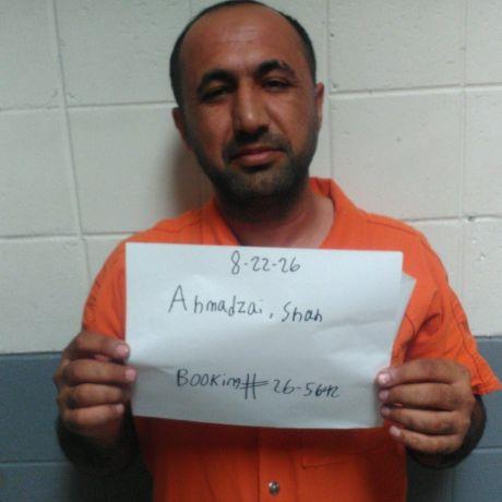 Booking photo of Shah Ahmadzai
