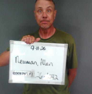 Booking photo of Allen Neuman