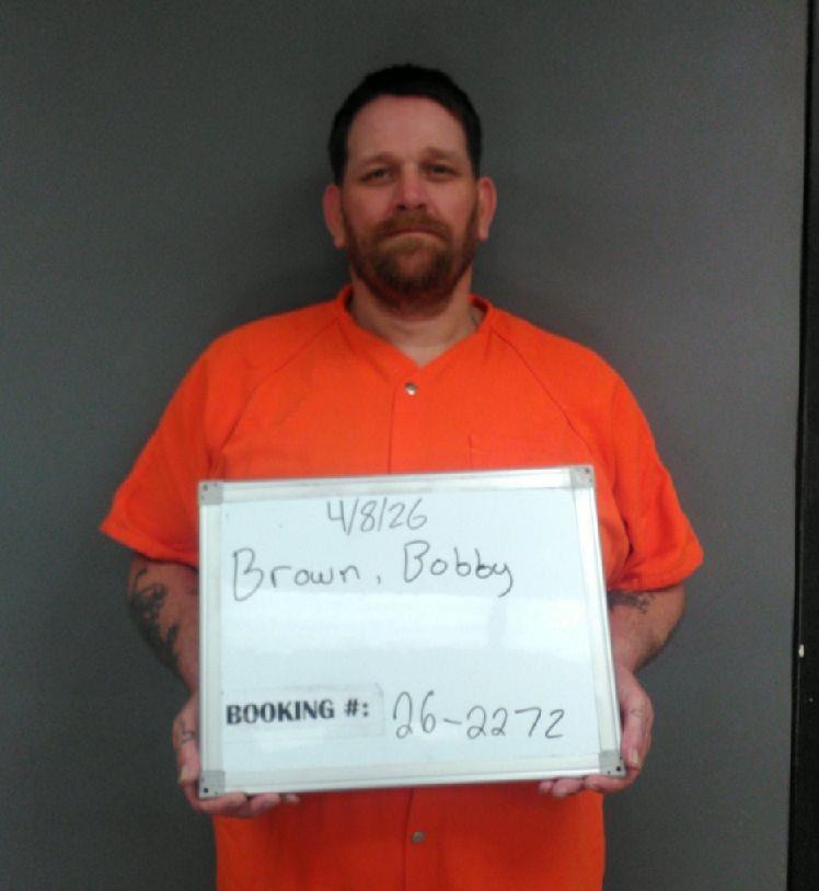 Booking photo of Bobby Brown