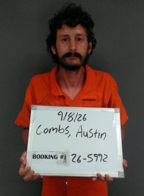 Booking photo of Austin Combs