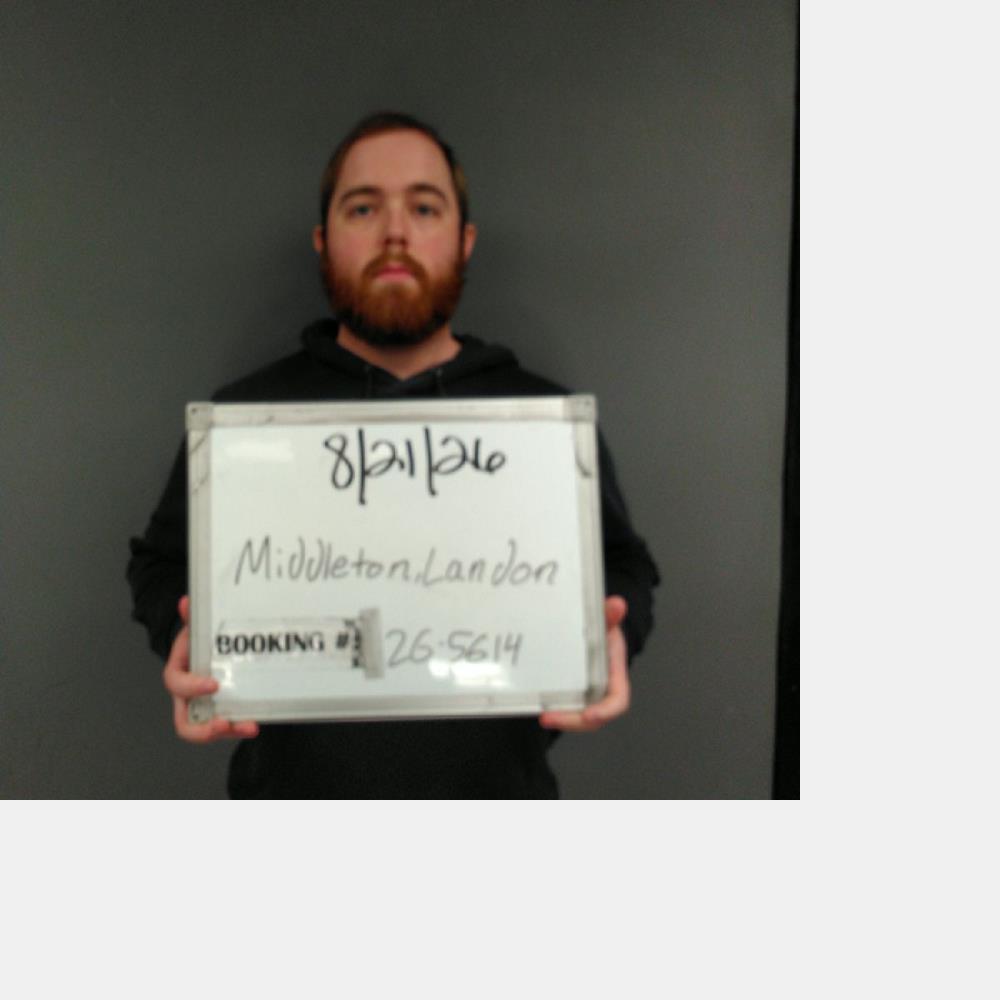 Booking photo of Landon Middleton