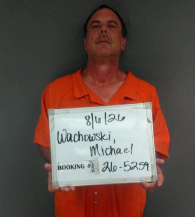 Booking photo of Michael Wachowski